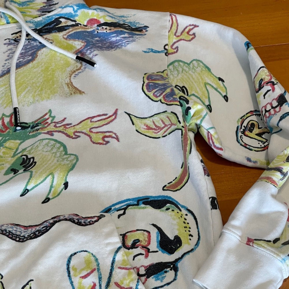 Chinatown Market & Smile hoodie, Hype x Market x Streetwear, Size Large - Picture 14 of 15